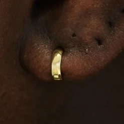Mini Wide Huggie Hoops