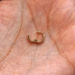 Mini Wide Huggie Hoops