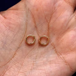 Mini Wide Huggie Hoops