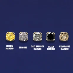 2mm Diamond Earring
