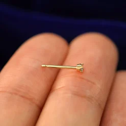 2mm Diamond Earring