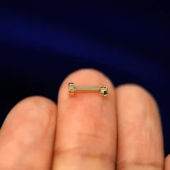 2mm Gemstone Flatback Piercing