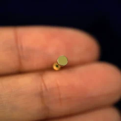 2mm Gemstone Flatback Piercing