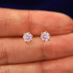 5mm Moissanite Earring