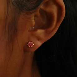 5mm Moissanite Earring