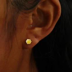 5mm Moissanite Earring