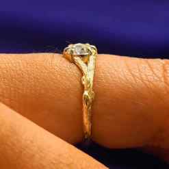 Moissanite Branches Ring