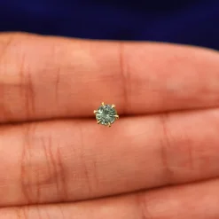 Montana Teal Sapphire Earring