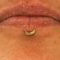 Moon Flatback Piercing