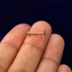 Moon Flatback Piercing