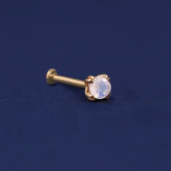 Moonstone Flatback Piercing