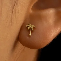 Palm Tree Earring