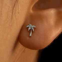 Palm Tree Earring