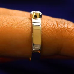 Pear Lab Diamond Ring