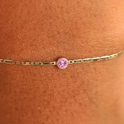 Pink Sapphire Bracelet