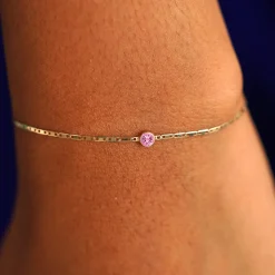 Pink Sapphire Bracelet