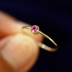 Pink Sapphire Ring