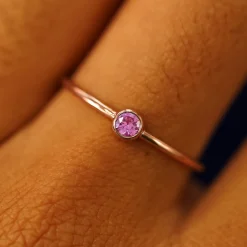 Pink Sapphire Ring