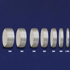 Platinum Curvy Stardust Band