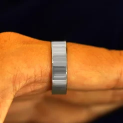 Platinum Industrial Mirror Band