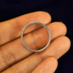 Platinum Industrial Mirror Band