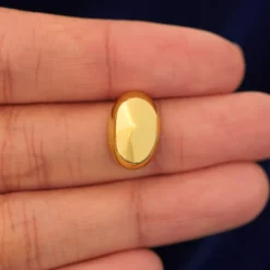 Puffy Oval Earring