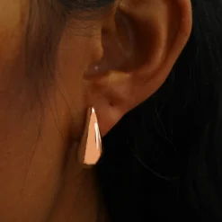 Puffy Teardrop Earring
