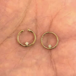 Raised Diamond Septum