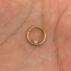 Raised Gemstone Septum