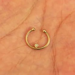 Raised Gemstone Septum