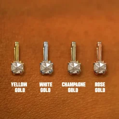 Rose Cut Diamond Charm