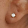 Rose Cut Diamond Earring