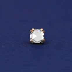 Rose Cut Diamond Flatback Piercing