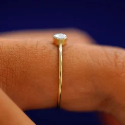 Rose Cut Diamond Ring