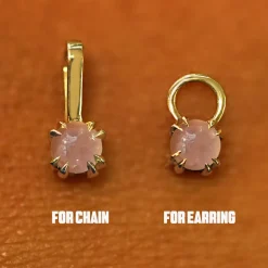 Rose Quartz Charm