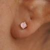 Rose Quartz Earring