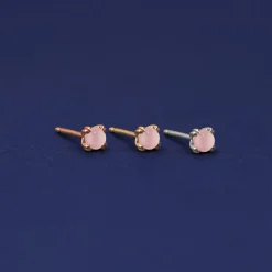 Rose Quartz Earring
