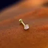 Rose Quartz Flatback Piercing