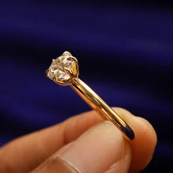 Round Lab Diamond Ring