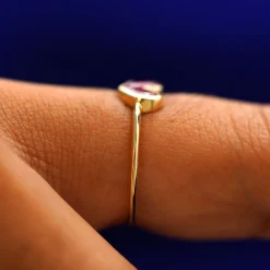 Ruby Heart Ring