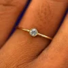 Salt and Pepper Diamond Ring