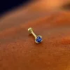 Sapphire Flatback Piercing