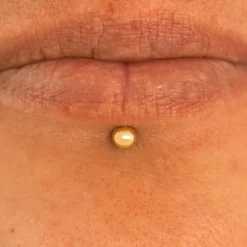 Small Curved Barbell Piercing