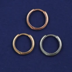 Small Curvy Huggie Hoops