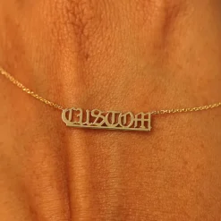 Small Custom Nameplate