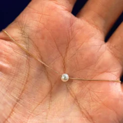 Small Pearl Slide Necklace