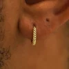 Small Rope Huggie Hoops