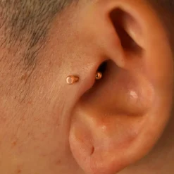 Small Straight Barbell Piercing