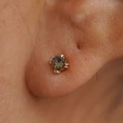 Smoky Quartz Earring