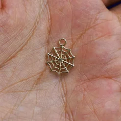 Spider Web Charm